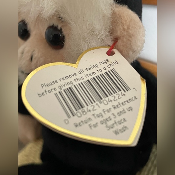 Ty Beanie Babies Mooch The Spider Monkey 1999 Retired Tag Errors - Picture 4 of 7